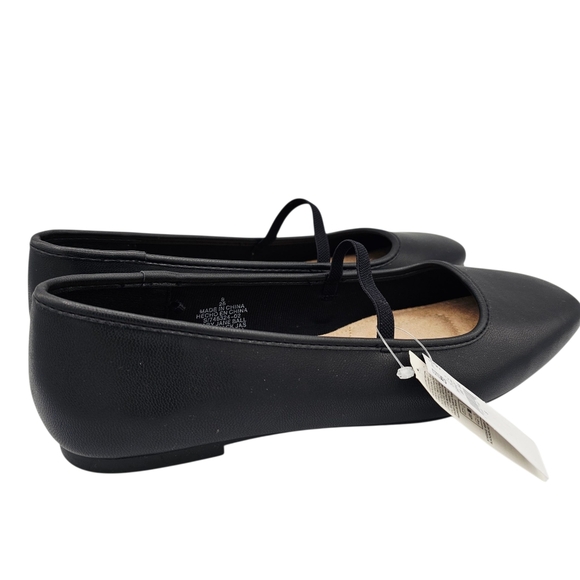 Old Navy #745324 Black Mary Jane Square-Toe Ballet Flats NWT - Picture 3 of 10